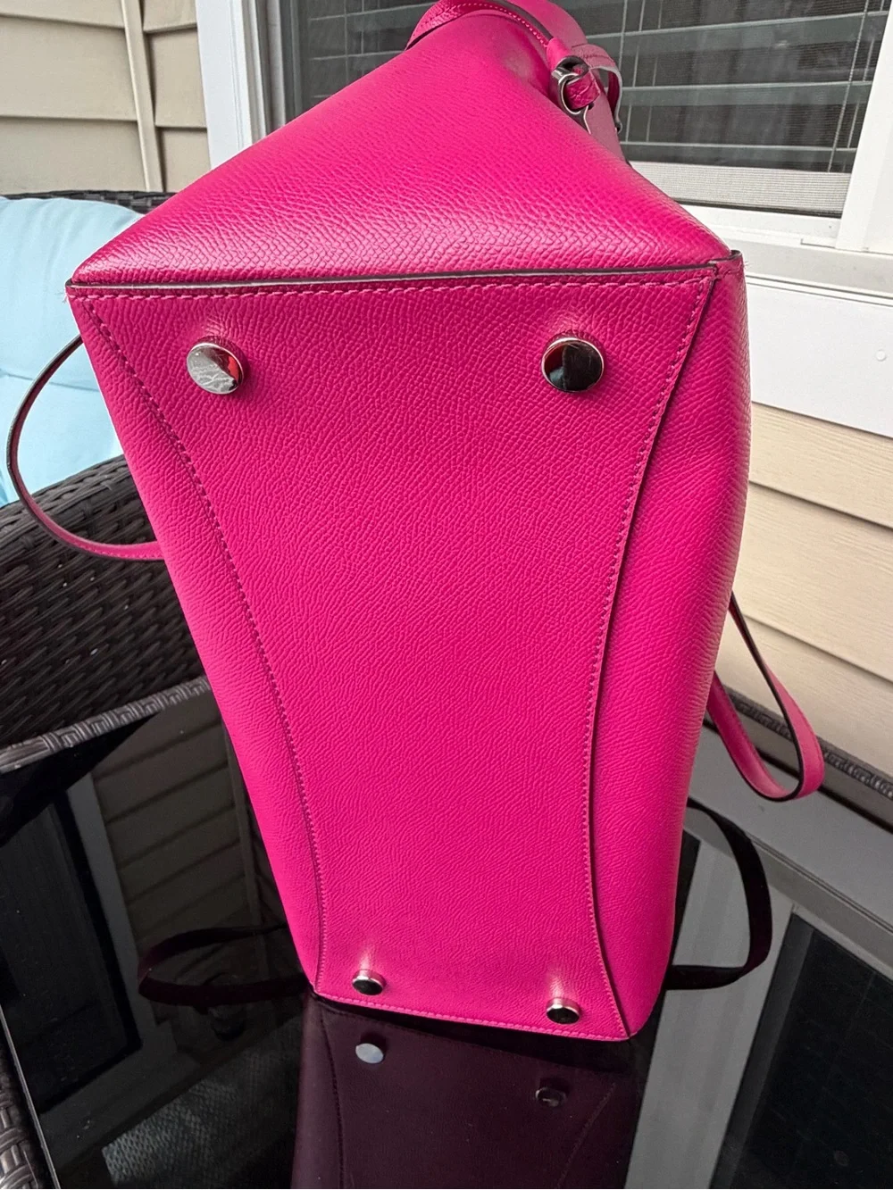 Michael Kors Hot Pink/Rasberry Saffiano Leather Tote